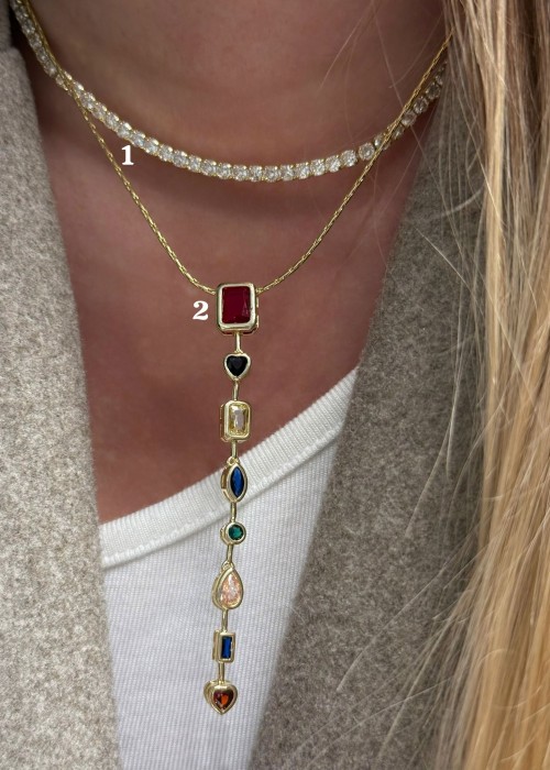 DÖNMEYEN SUYOLU Y KOLYE KOMBİN