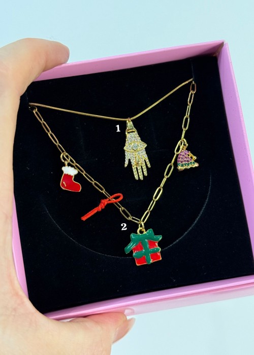 CHARMLI TASARIM KOLYE KOMBİN