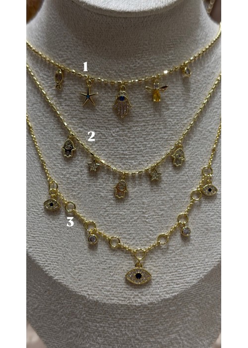 Charm detay kolye