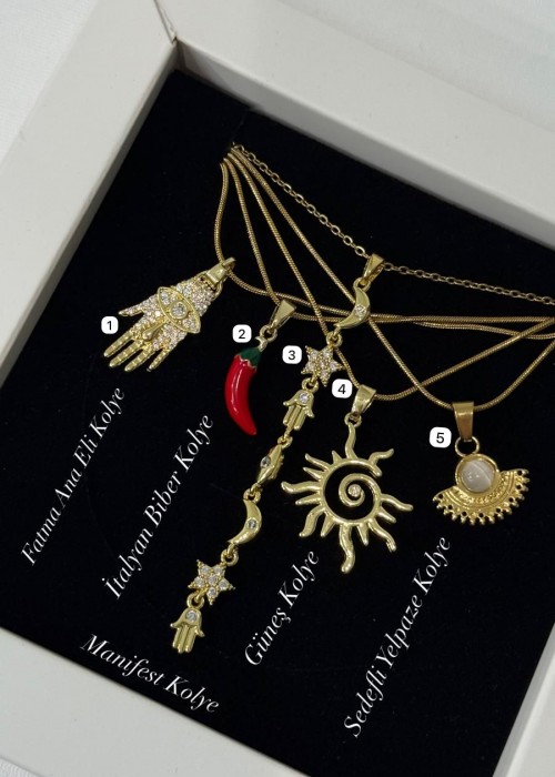 ÇELİK KOLYE KOMBİN