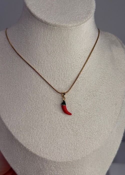 3 BOYUTLU BİBER KOLYE