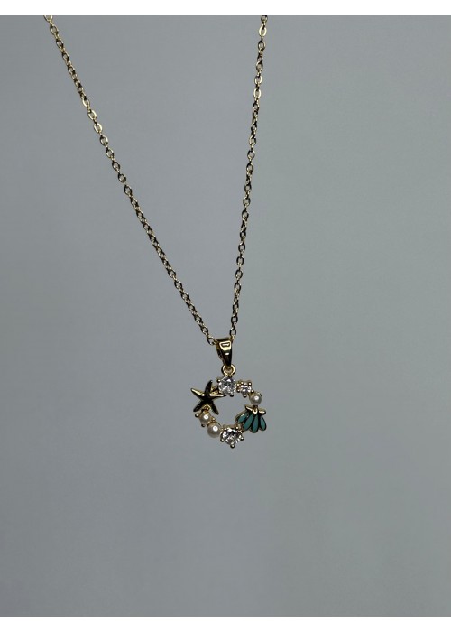 Çelik Deniz Detay Kolye