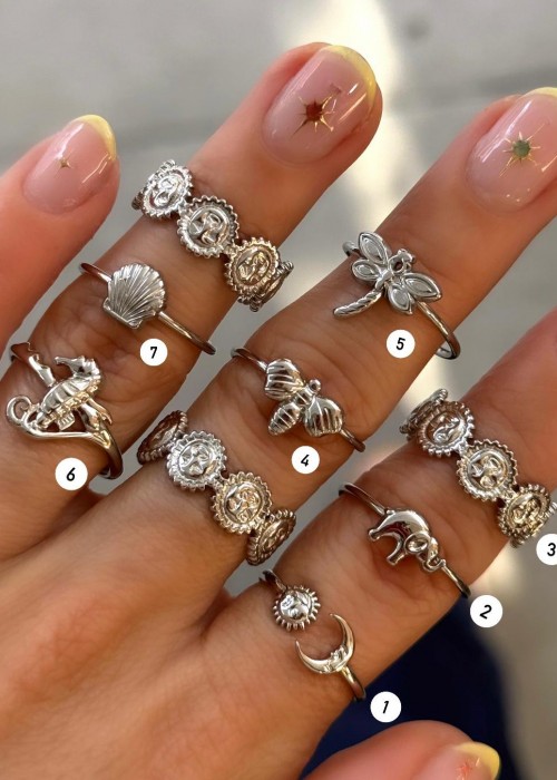 Çelik Vintage Yüzük