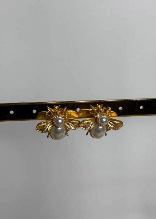 Gold Arı Küpe Gold Arı Küpe