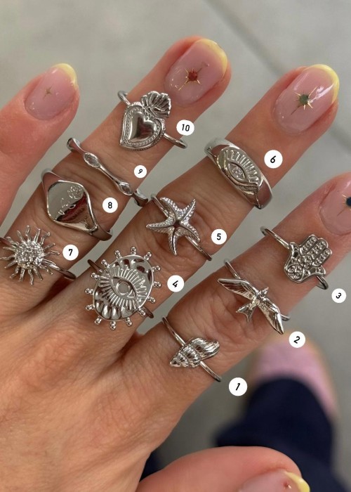 Çelik Silver Yüzük