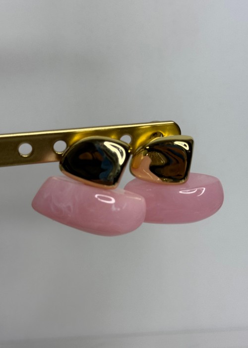 Gold Pembe Küpe Gold Pembe Küpe