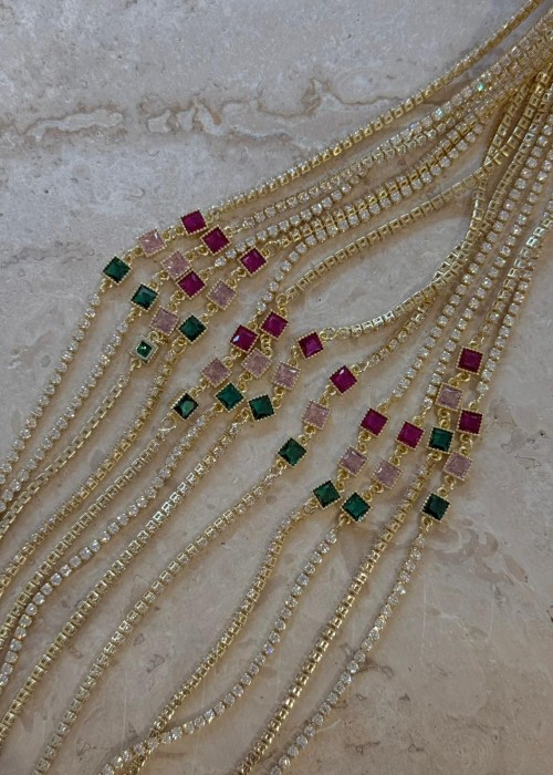 Renkli Taşlı Bileklik