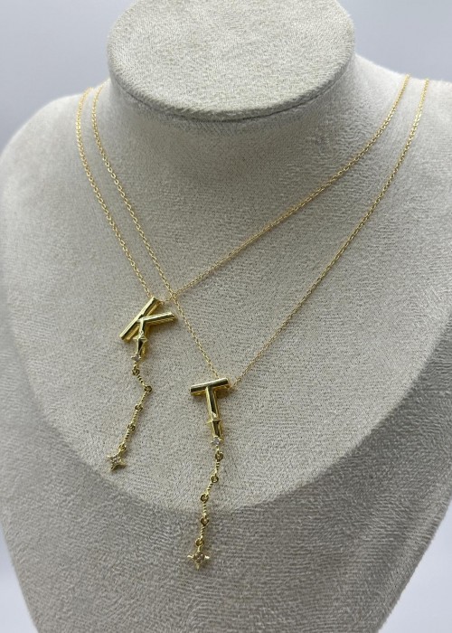 UÇURTMALI HARF KOLYE