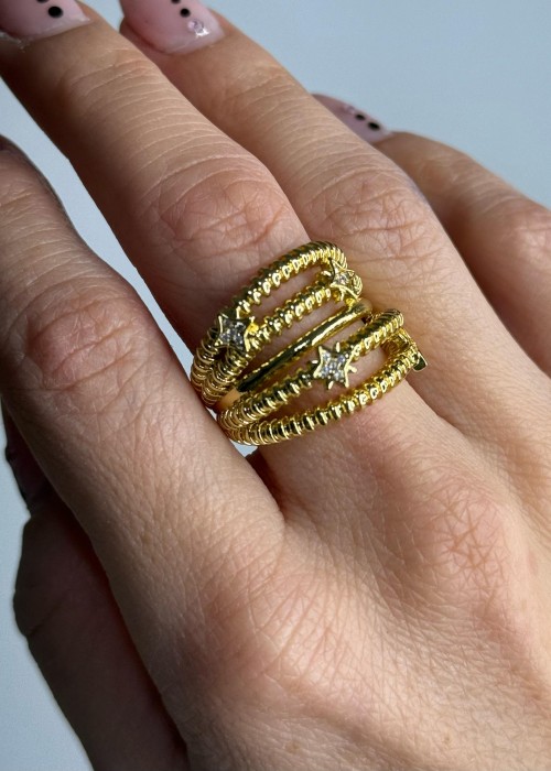 Gold Yıldız Yüzük