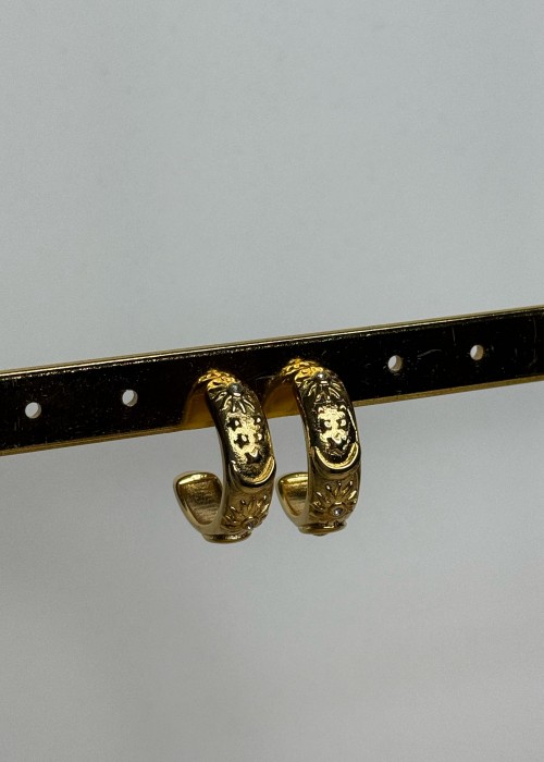 Çelik Gold Küpe Çelik Gold Küpe