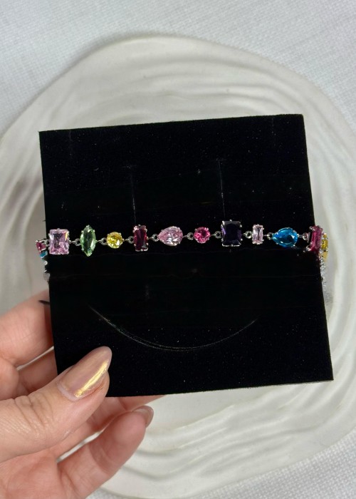 Renkli Taşlı Bileklik