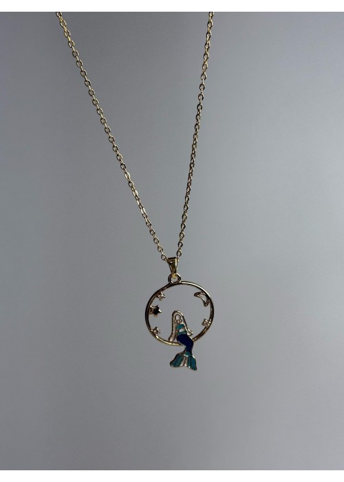 Çelik Gold Deniz Kızı Kolye