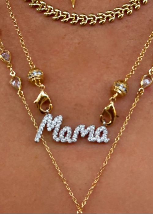 mama yazılı kolye