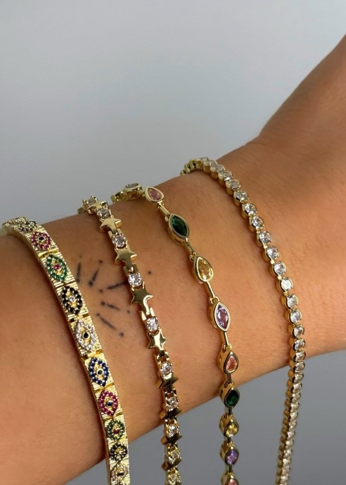 Göz Detaylı Bileklik Kombin