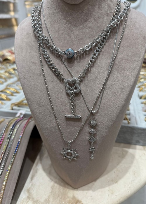 Silver Kolye Kombin Silver Kolye Kombin