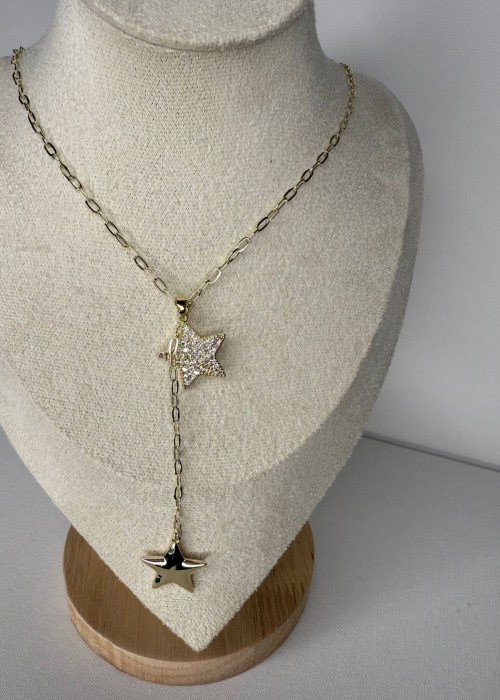 Yıldızlı Y kolye