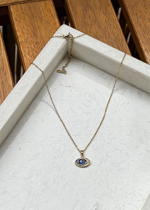 Çelik Göz Detay Kolye