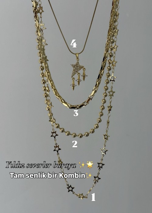 Gold Kolye Kombin