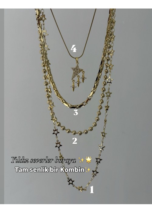 Gold Kolye Kombin