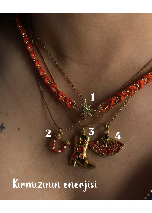 Kolye Kombin Kırmızı