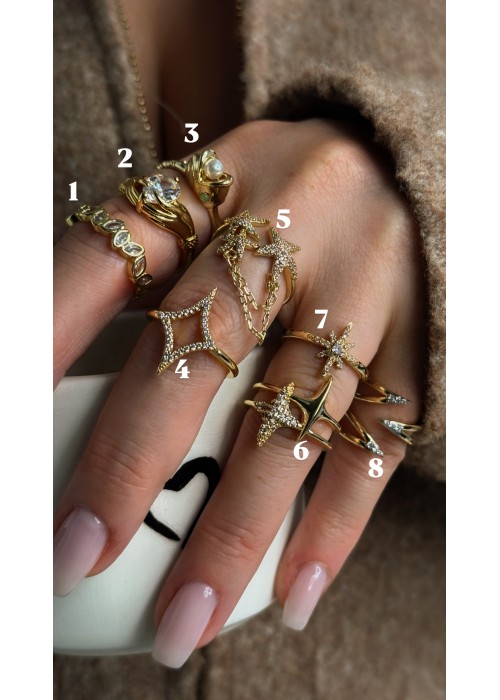 Yüzük kolye kombini