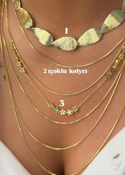 Kolye kombini gold