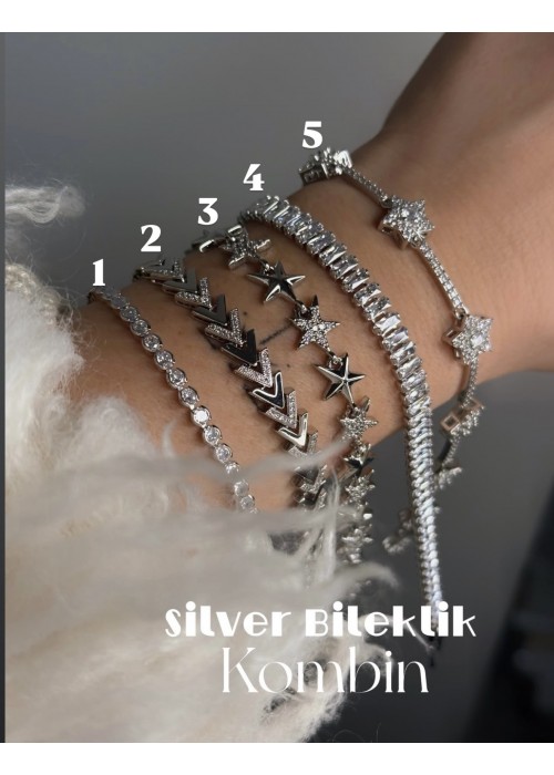 Silver Bileklik Kombin