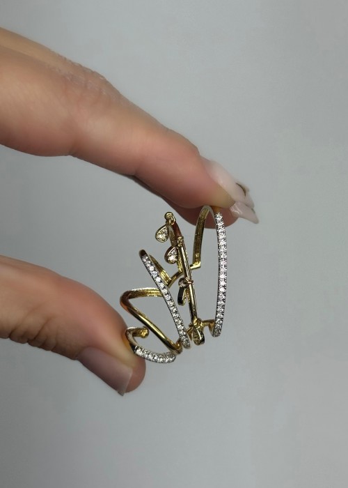 Gold Earcuff ( Kıkırdak Küpesi ) Gold Earcuff ( Kıkırdak Küpesi )