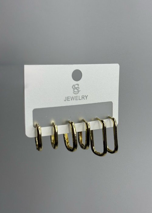 Gold Çoklu Küpe Gold Çoklu Küpe