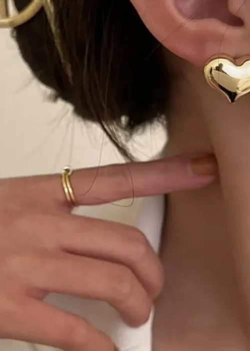 Kalp Gold Küpe Kalp Gold Küpe