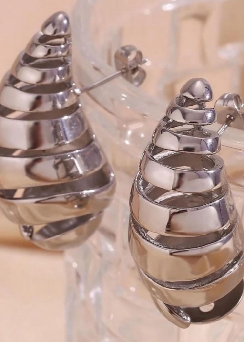 Bottega Küpe Gümüş Renk Bottega Küpe Gümüş Renk