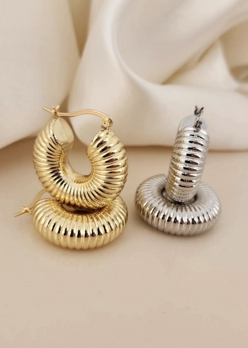Gold Salyangoz Küpe Modelimiz