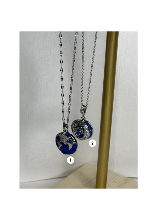 Çelik Dünya Kolye