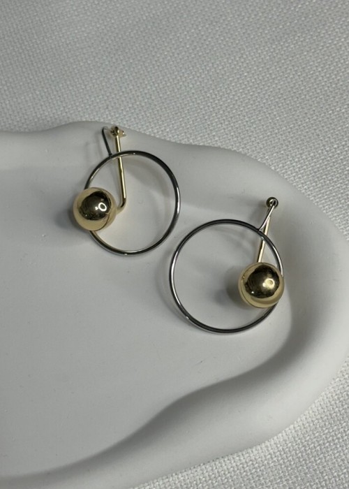 Gold-Silver Küpe Gold-Silver Küpe
