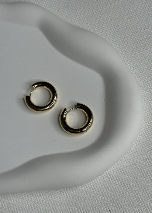 Gold Halka Küpe Gold Halka Küpe