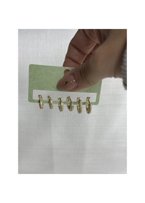 Çoklu Halka Kalın Küpe