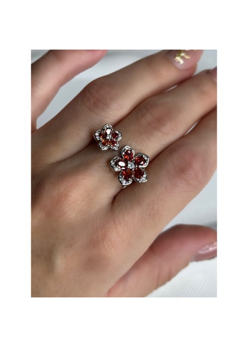 Kırmızı Çiçek Yüzük