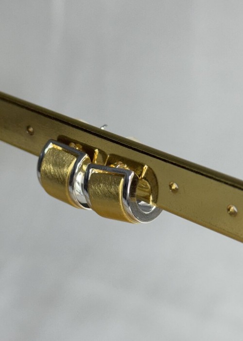 Gold Silver Küpe Gold Silver Küpe