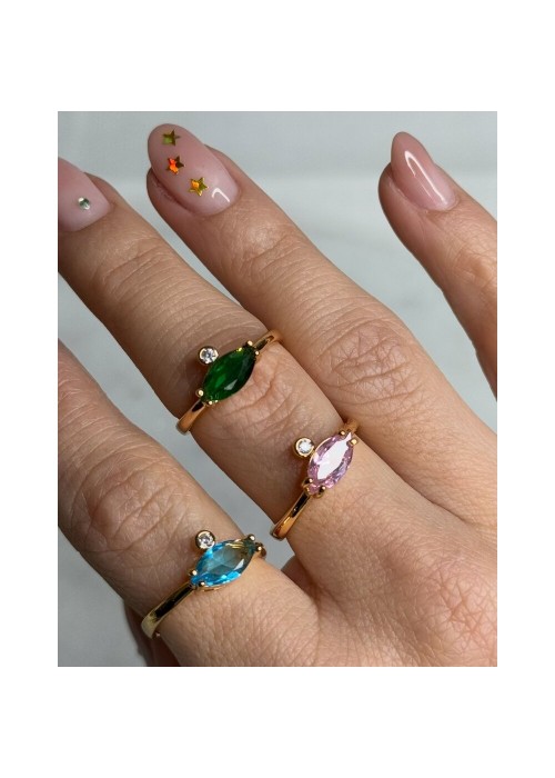 Renkli Taş Yüzük