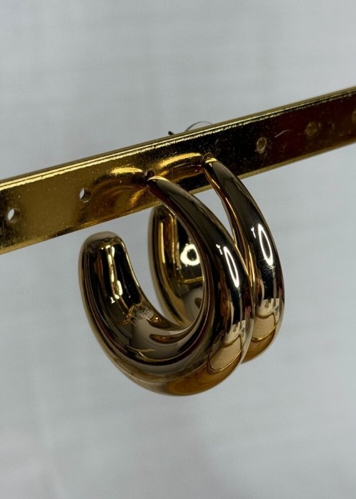 Gold Halka Küpe Gold Halka Küpe