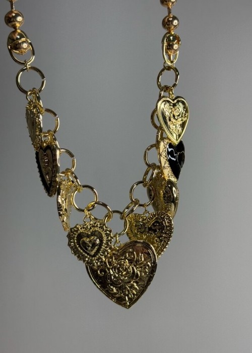 Kalp Charm Tasarım Kolye Kalp Charm Tasarım Kolye