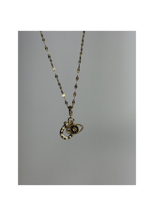 Çelik Charmlı Kolye