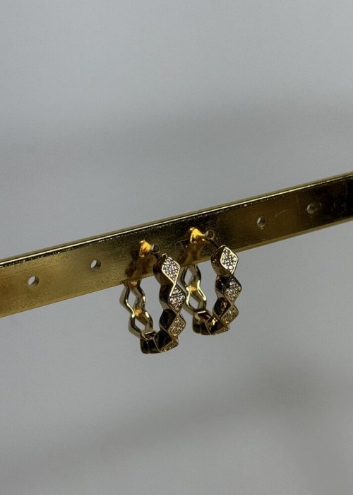 Gold Küpe