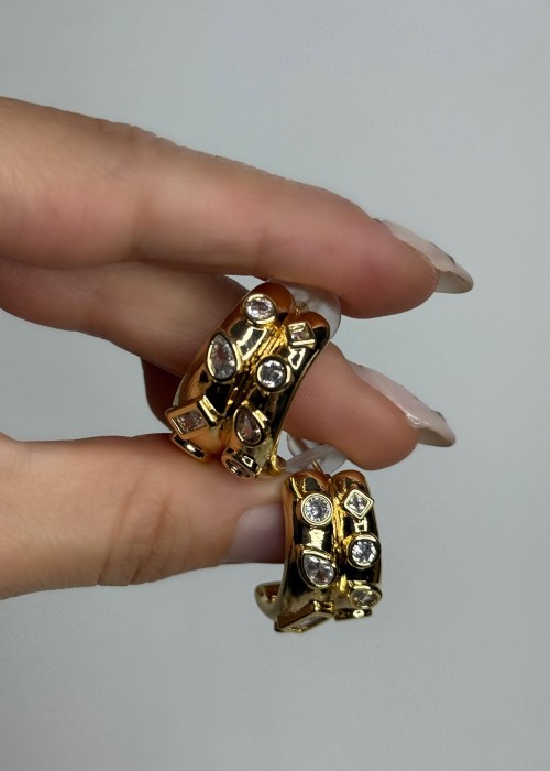 VIP Gold Tasarım Küpe VIP Gold Tasarım Küpe